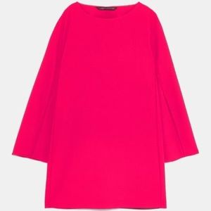 Zara Cape Sleeve Dress | Size: L